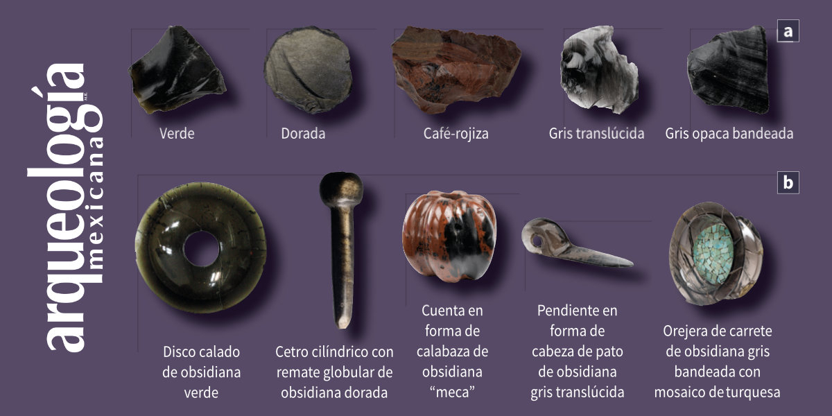 Los colores de la obsidiana en Mesoamérica