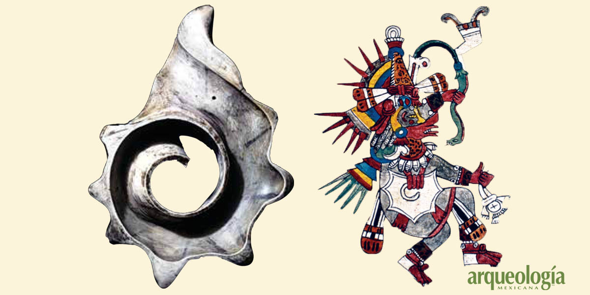 Un símbolo de Ehécatl-Quetzalcóatl 
