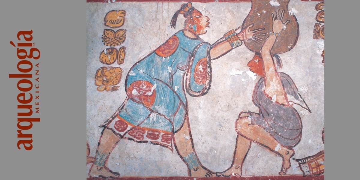Pintura mural de Calakmul