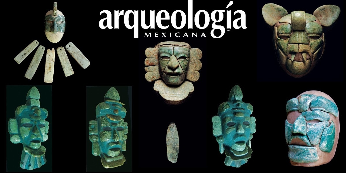 Cabezas ceremoniales de mosaicos de jadeíta de Tak’alik Ab’aj, Guatemala