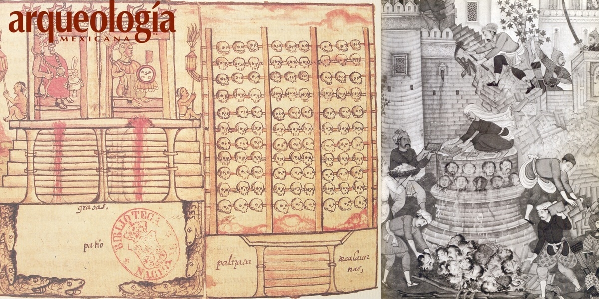 El tzompantli en Mesoamérica y las “torres de cabeza” en Asia