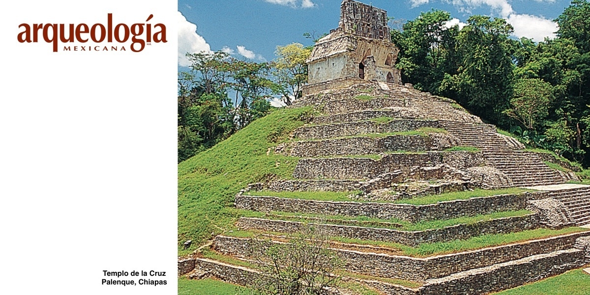 Tablero de la Cruz, Templo de la Cruz, Palenque, Chiapas
