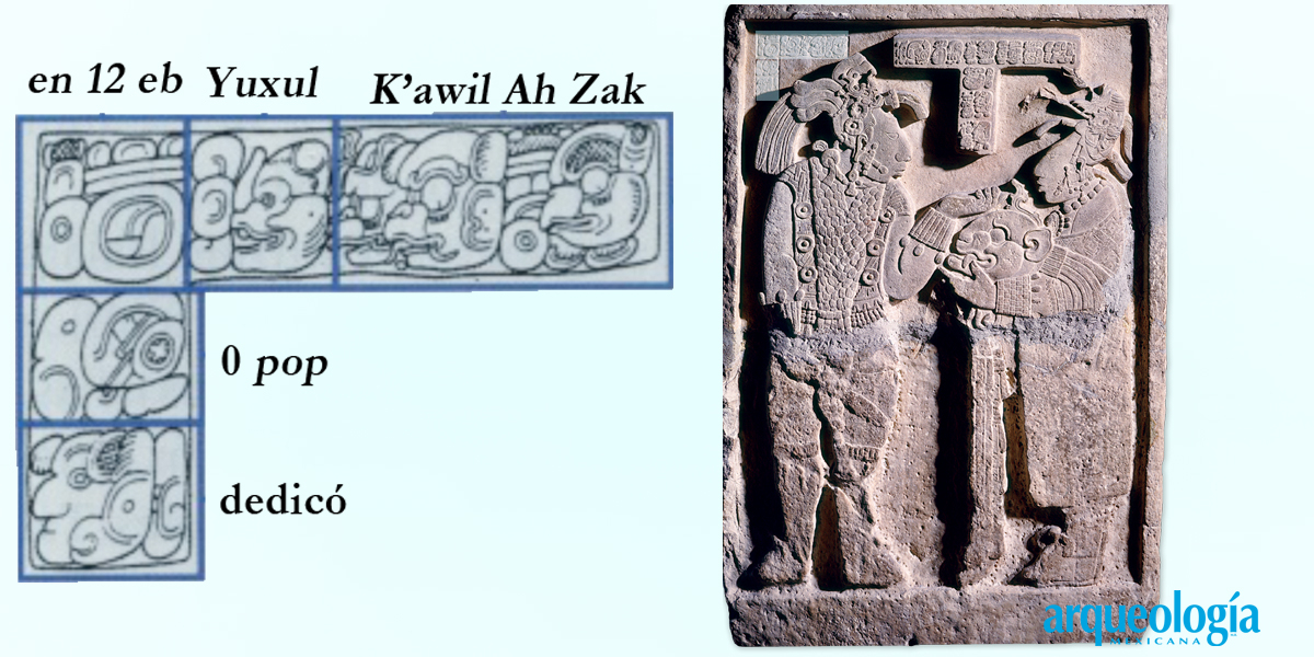 La firma de un escultor maya 
