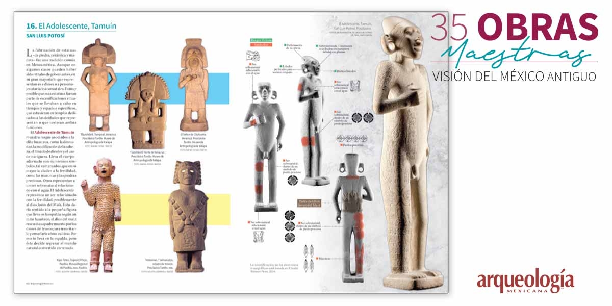 “Arqueología Mexicana” y sus 35 obras maestras