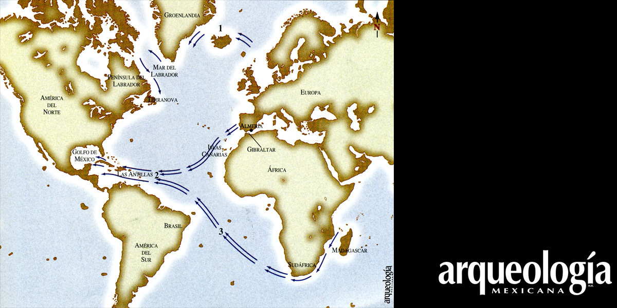 Viajes transatlánticos antes de Colón
