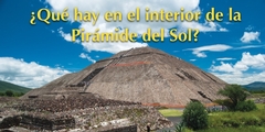 El interior de la Pirámide del Sol en Teotihuacan