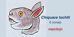 Tochtli (conejo). Portador de años mexica 