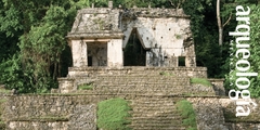 Tablero de la Cruz Foliada, Templo de la Cruz Foliada, Palenque, Chiapas
