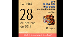 La fecha de hoy y el calendario mexica