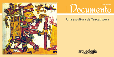 Una escultura de Tezcatlipoca