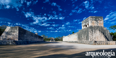 El juego de pelota de Chichén Itzá, Yucatán