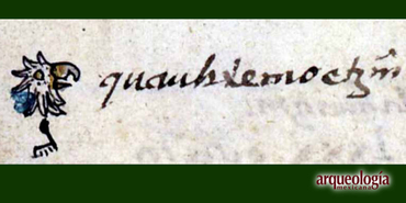 Escritura, etimología y significado del nombre Cuauhtémoc