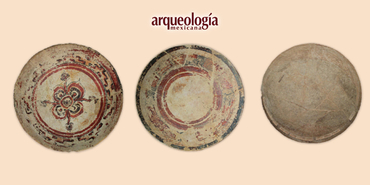 Cerámica decorada en una estructura doméstica en Quintana Roo