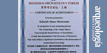 Discurso de Eduardo Matos Moctezuma por el premio del Shangai Archaeology Forum