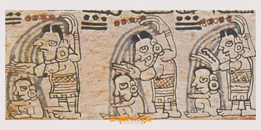 Rito maya de purificación con agua