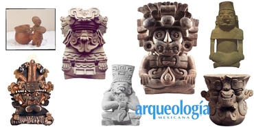 Representaciones del dios de la lluvia