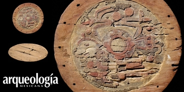 Escudo de madera encontrado en Acapulco, Guerrero