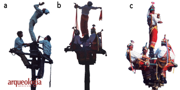La leyenda de los voladores llevados hasta el cielo