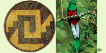 Hechos con plumas de quetzal