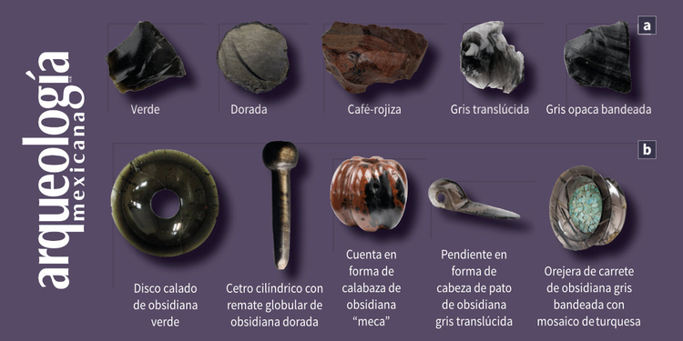 Los colores de la obsidiana en Mesoamérica