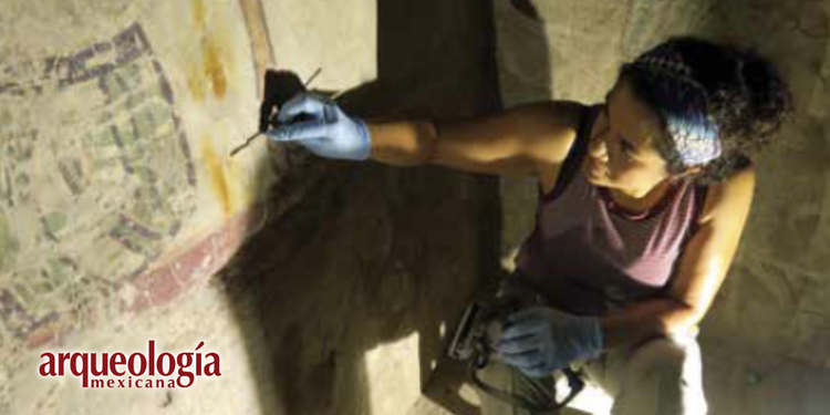 Trabajos de conservación en la zona arqueológica de Calakmul