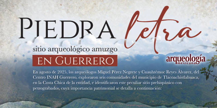 Piedra letra: sitio arqueológico amuzgo en Guerrero