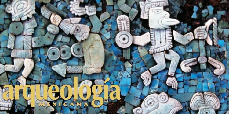 Máscaras, escudos y tablas con mosaicos de turquesa en Oaxaca y Puebla