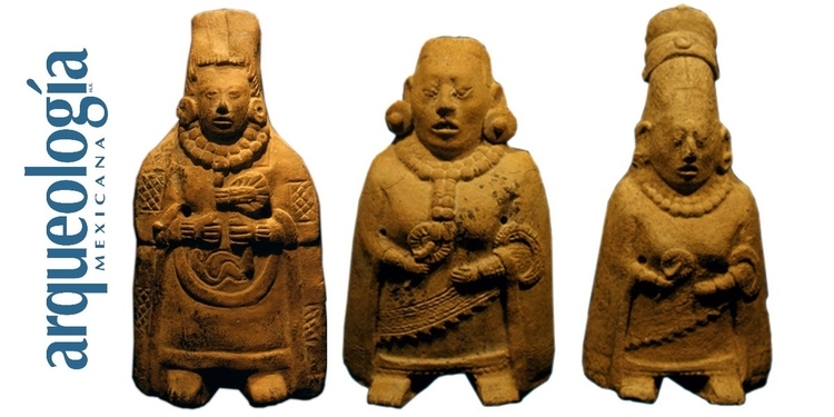 Mujeres y hombres de barro figurillas de Comalcalco