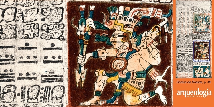 El señor nahua del año en un códice maya