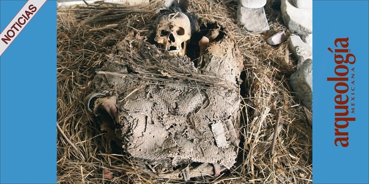 Bulto mortuorio en Zimapán, Hidalgo
