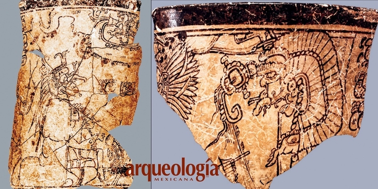 Vasijas estilo códice de Calakmul