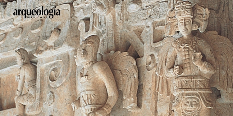 Fachada del templo superior de la Acrópolis, Ek’ Balam