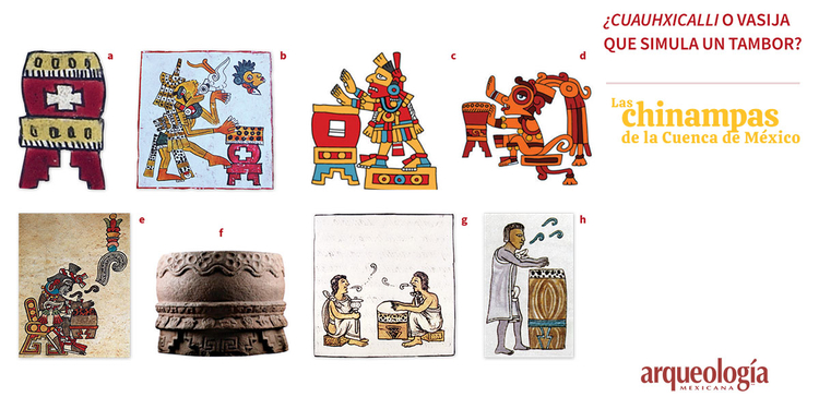 Representación de tambores en Mesoamérica