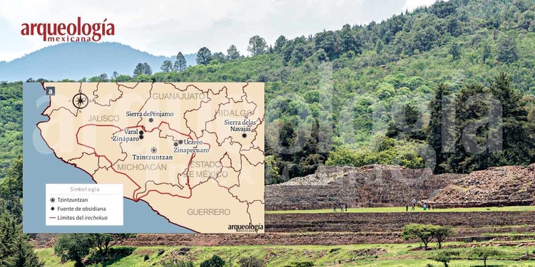 La obsidiana en Tzintzuntzan, Michoacán