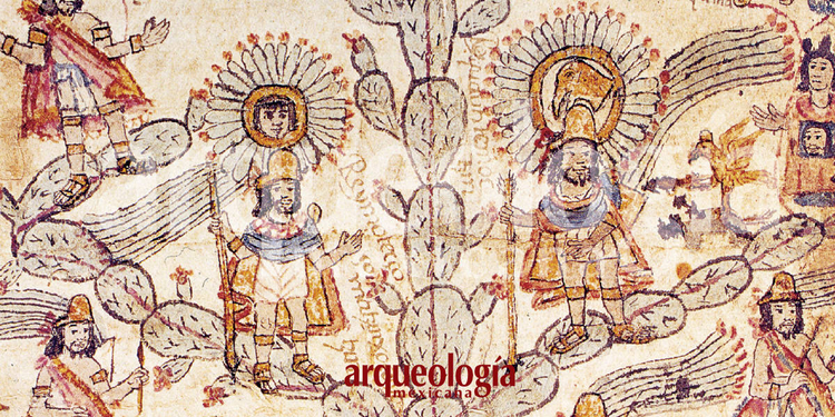 Así representa el Códice Techialoyan la genealogía de Tenochtitlan y Tlatelolco